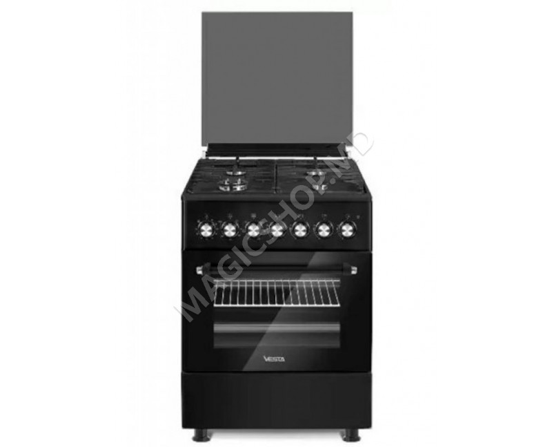 Aragaz combinat Vesta GC-E6060iCTg/BL